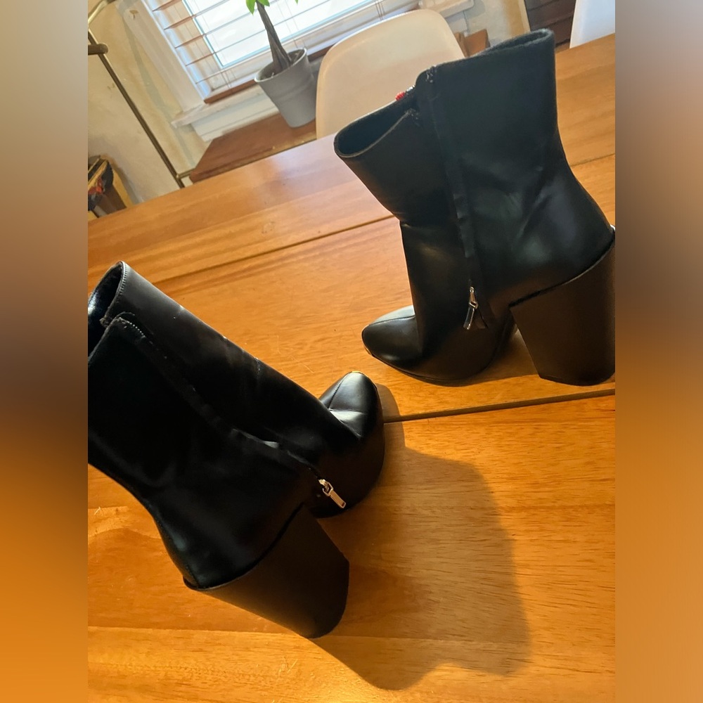 RARE! AMIRI Glitter Striper Leather Boots - Picture 9 of 13